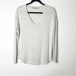 Athleta Gray V Neck Size X Small